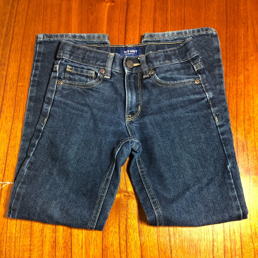 Old Navy distressed straight leg jeans